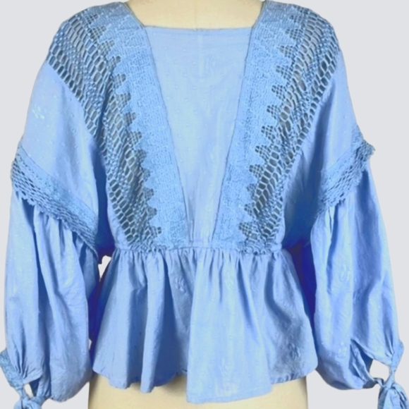 Free People Drive You Mad boho Blouse size xs - Picture 12 of 16